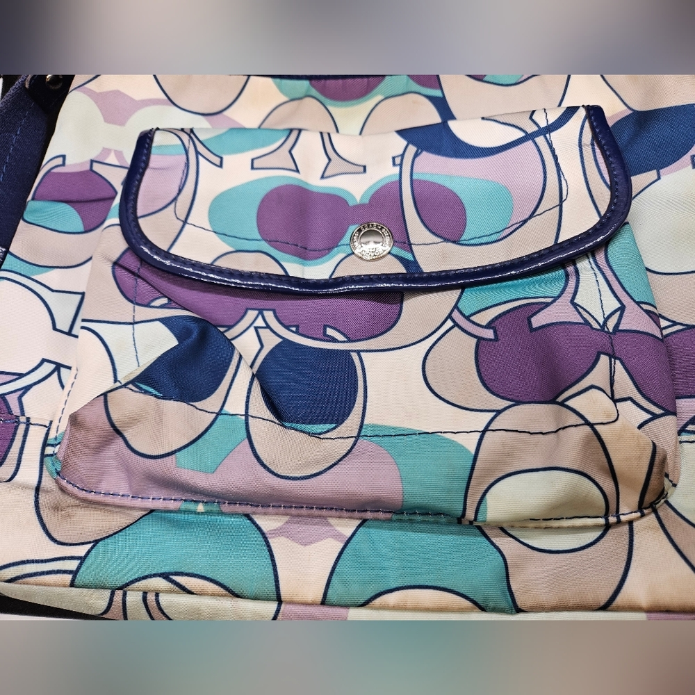 Coach multi color crossbody - Picture 5 of 6
